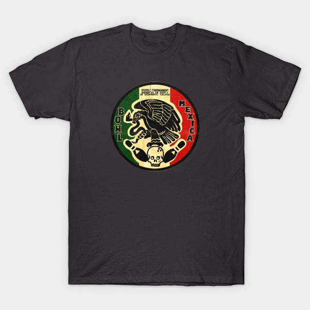 Vintage Mexican Bowling Tournament T-Shirt by Kujo Vintage